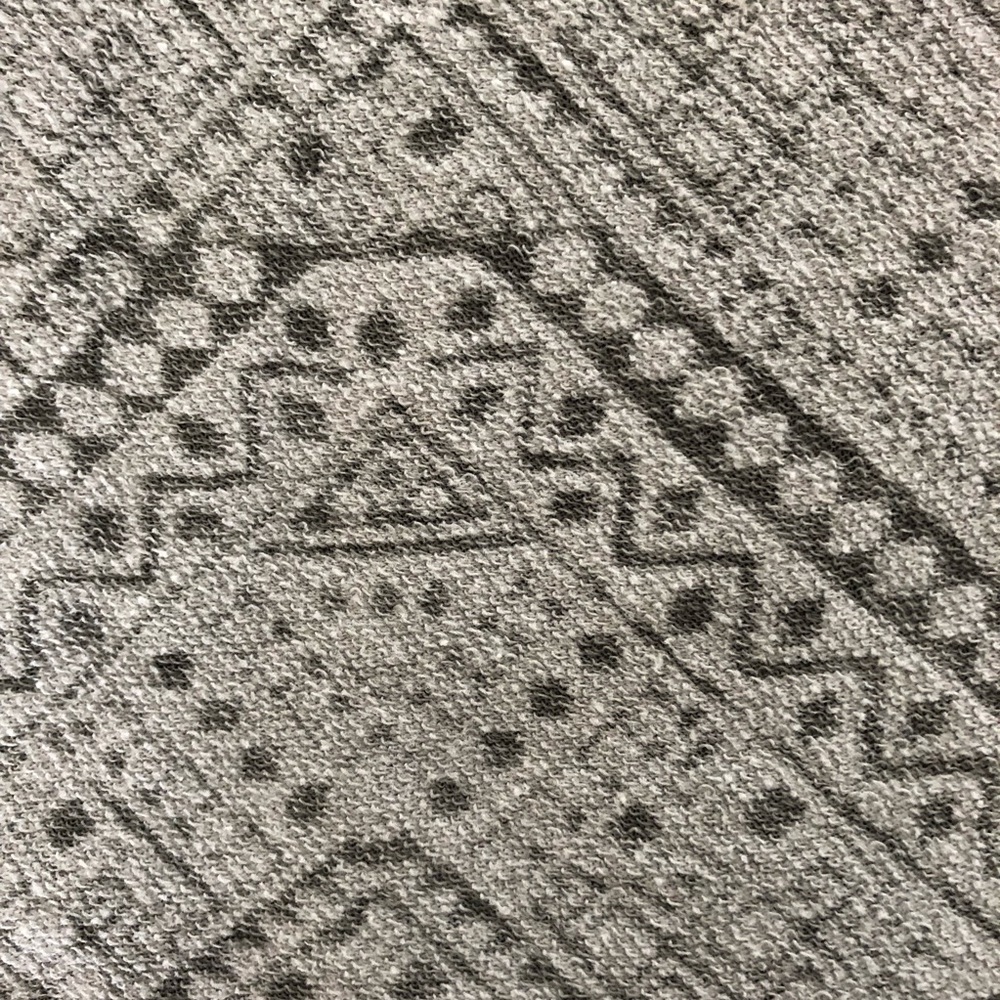 Hollister Hoodie, Aztec Gray Print, XS/SM - Picture 3 of 7